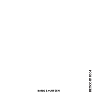 Bang & Olufsen - Beocord_8004-Owners-Manual